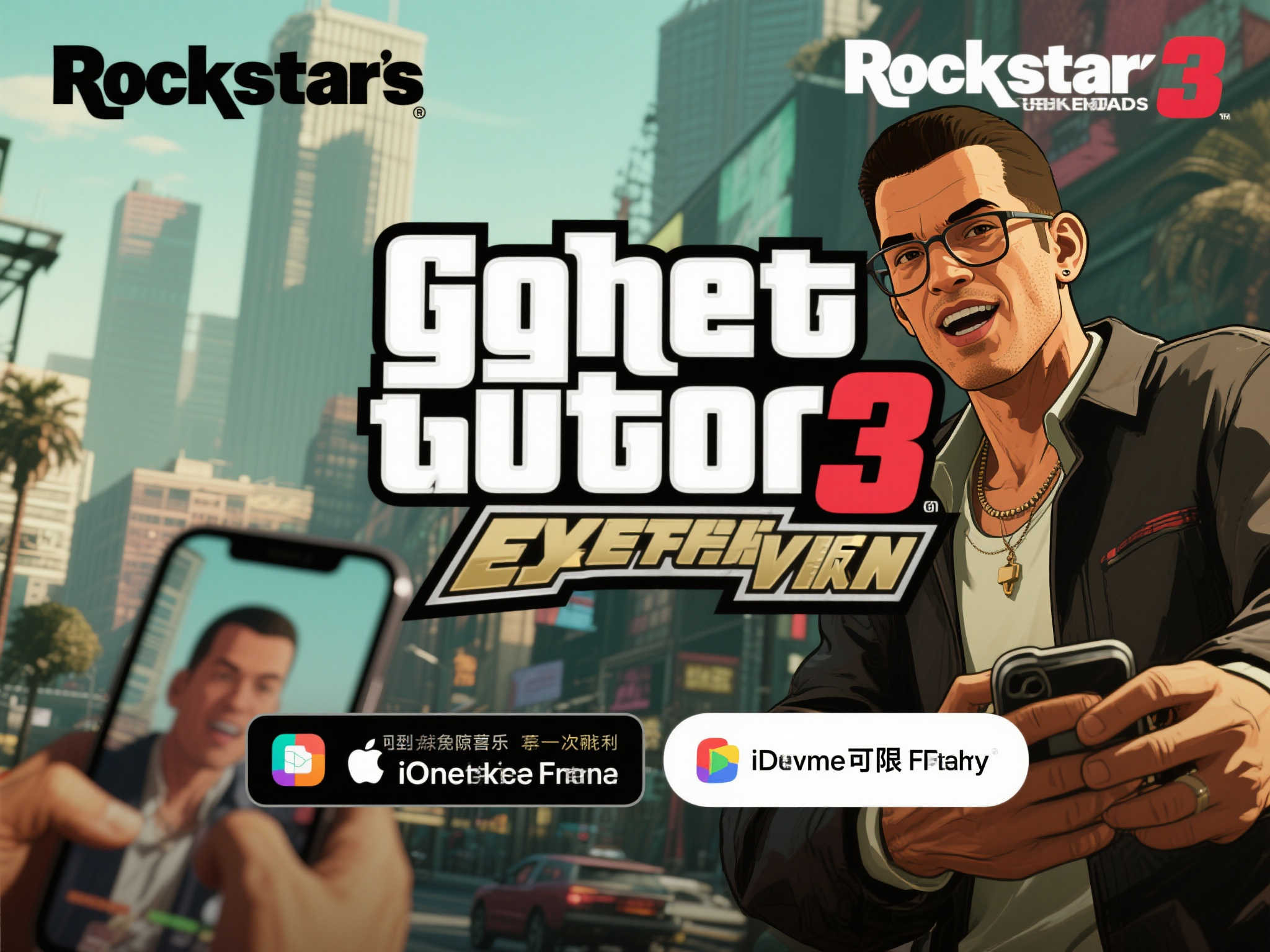 R星免费送惊喜！IOS版《GTA3 最终版》限时领取！